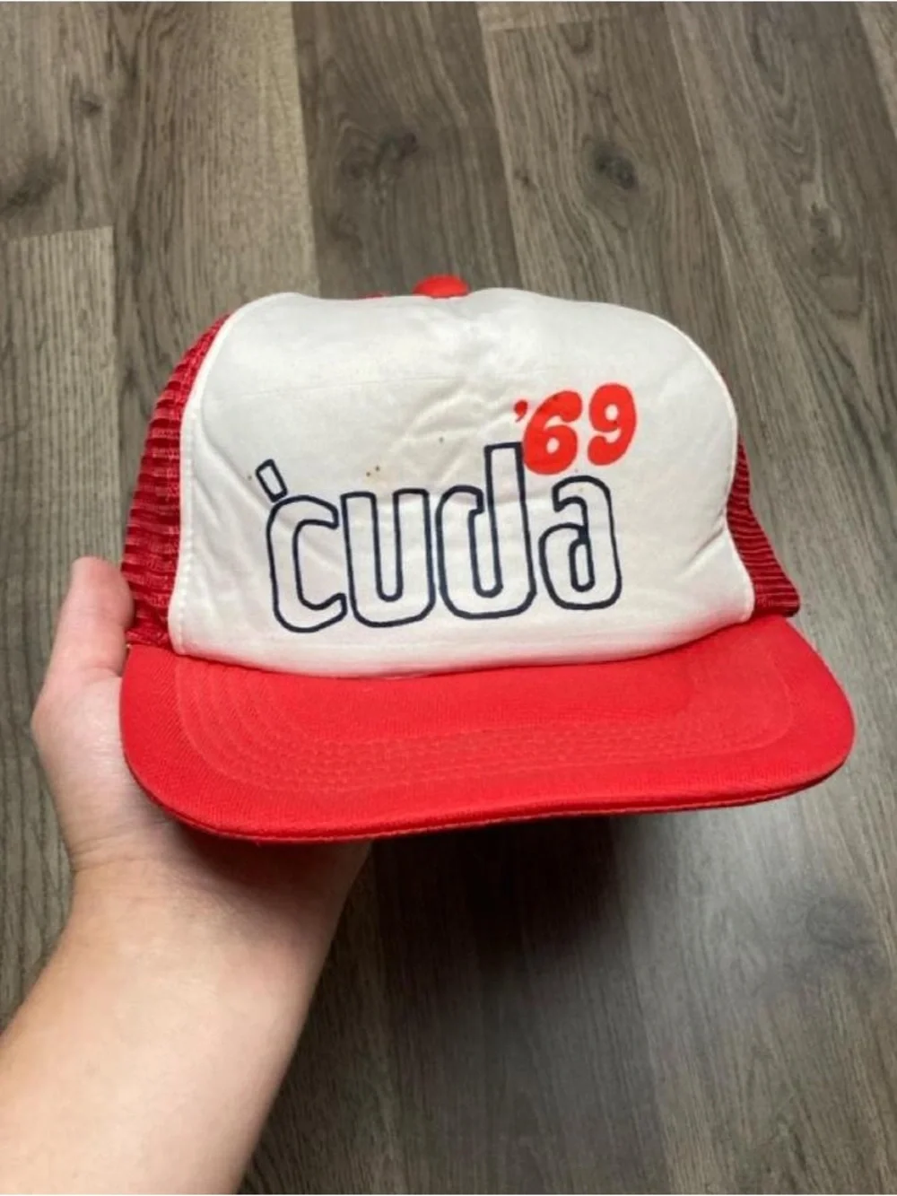 Vintage 1969 Plymouth Cuda Trucker Hat